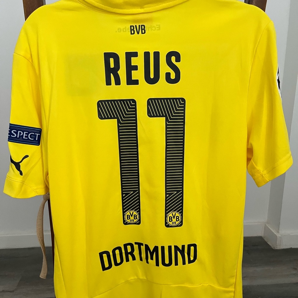 Borussia Dortmund soccer jersey. Champions league edition. Marco Reus